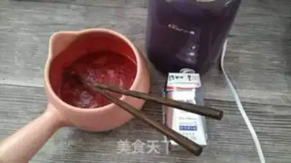 Make Strawberry ice cream step 6