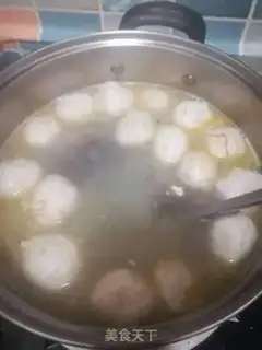 Make Meatballs and egg soup step 2