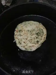 Make A dumpling-skin-second onion waffles step 10