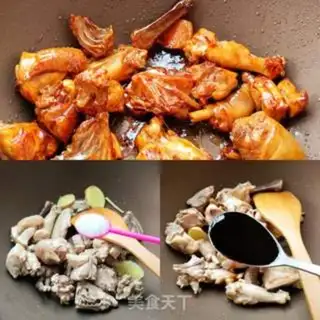 Make Tea mushroom chicken stew step 2