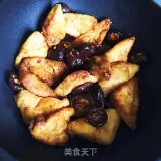 Make Tofu with mushrooms step 6