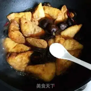 Make Tofu with mushrooms step 7