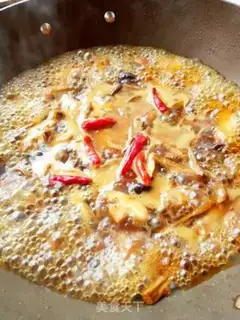 Make Tea mushroom chicken stew step 4