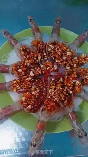 Make Garlic back shrimp step 3