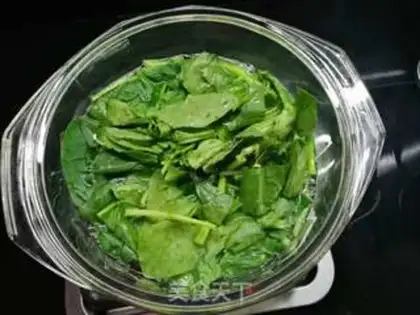 Make Spinach egg rolls step 2
