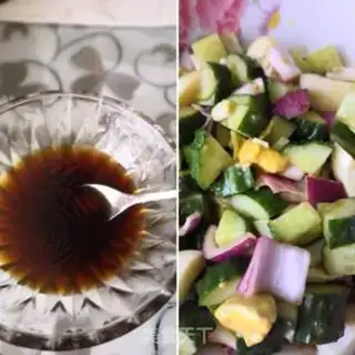 Make Fresh cucumber egg salad step 3