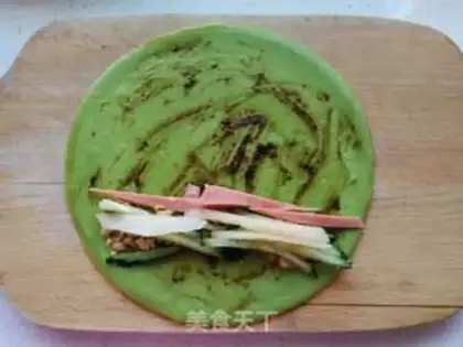 Make Spinach egg rolls step 13