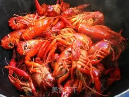 Make Spicy little lobster step 7