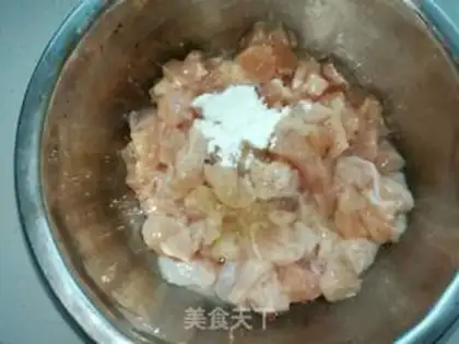 Make Pineapple chicken step 1
