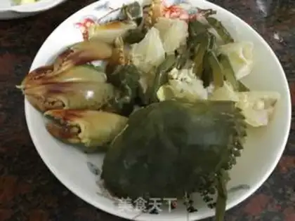 Make Crab with bean sauce step 0