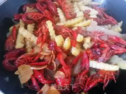 Make Spicy little lobster step 14