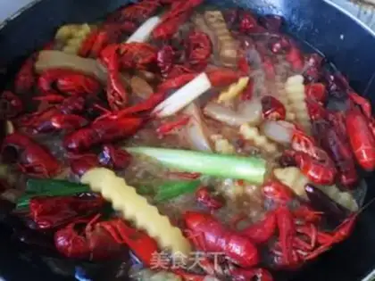 Make Spicy little lobster step 15