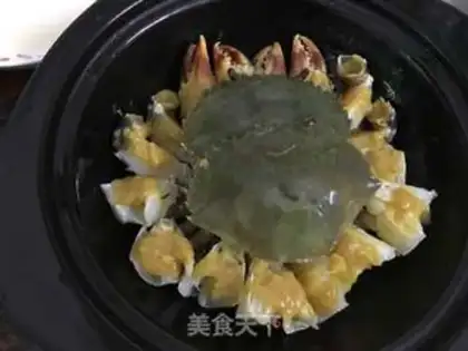 Make Crab with bean sauce step 5
