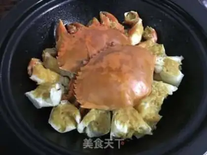 Make Crab with bean sauce step 6