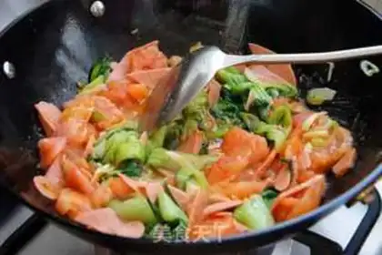 Make Tomato oil noodles step 6