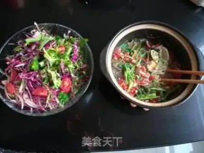Make Vegetable salad step 1