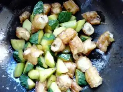 Make Oil cucumbers step 5