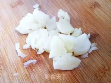 Make Garlic sour beans step 1