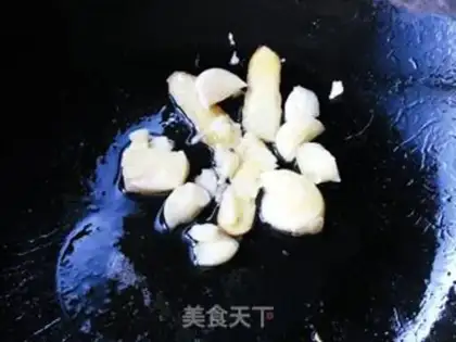 Make Garlic sour beans step 3