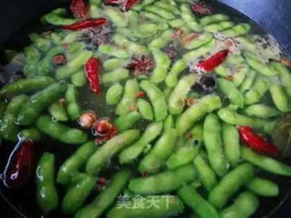 Make Garlic sour beans step 6