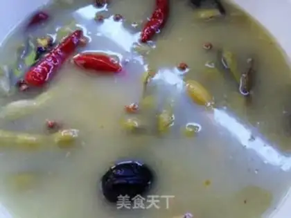 Make Garlic sour beans step 8