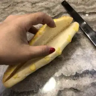 Make caterpillar butter bread step 20