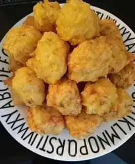 Make Rice radish balls step 8