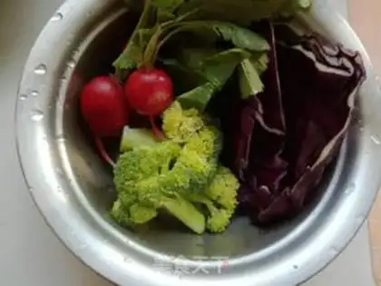Make Vegetable lemon salad step 0