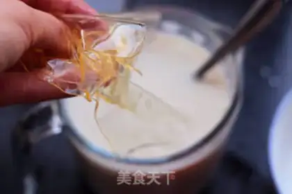 Make Soya pudding step 3