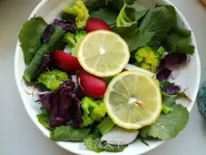 Make Vegetable lemon salad step 5