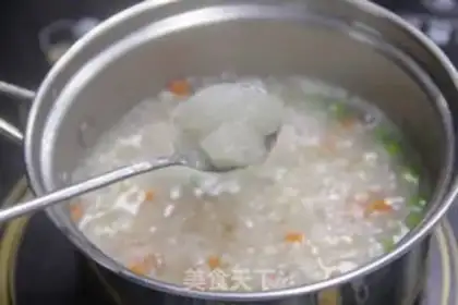 Make Quasi cod congee step 6
