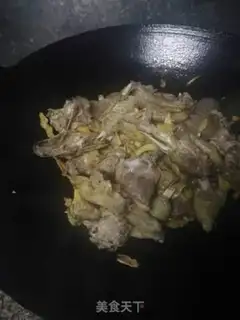 Make Ginger stew goose step 4