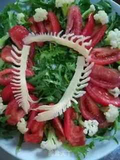 Make Double butterflies salad step 8