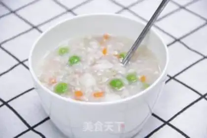 Make Quasi cod congee step 7