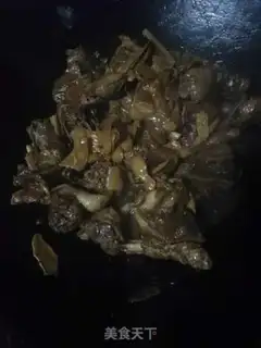 Make Ginger stew goose step 8