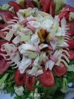 Make Double butterflies salad step 12
