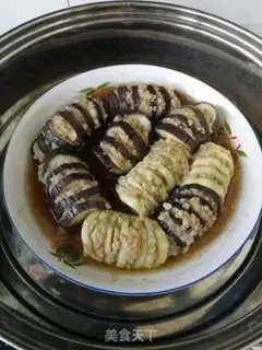 Make Steam pork and eggplant step 4