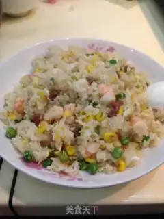 Make Shrimp rice step 3