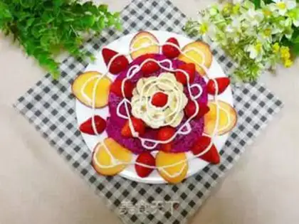 Make Simple fruit platter salad step 10
