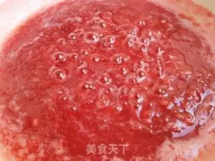 Make Strawberry sauce step 4