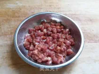 Make Sour bean omelet fried rice step 1