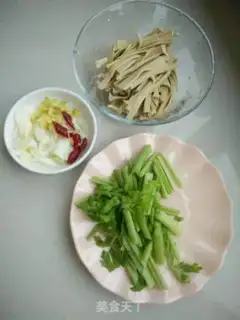 Make Tofu, celery step 1