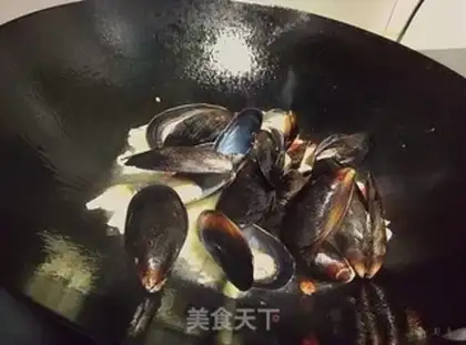 Make Porridge mussels step 4