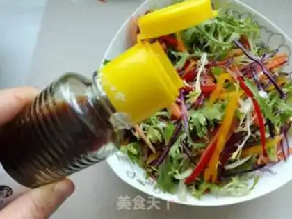 Make Five-colour vegetable salad step 7