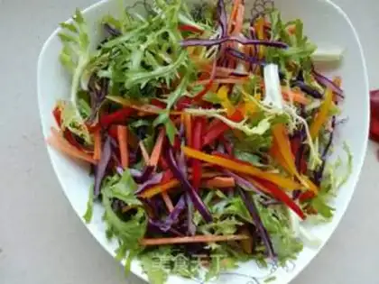 Make Five-colour vegetable salad step 8