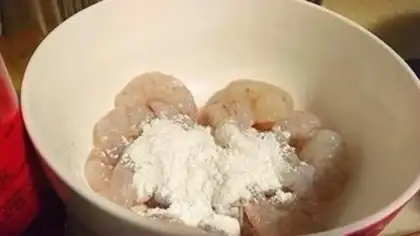Make Holy shrimp step 1