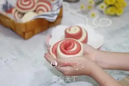 Make Double-coloured buns step 10