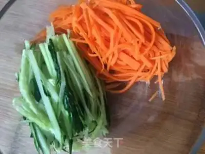 Make Carrot platter fans step 5