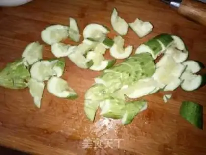 Make Egg cucumber step 1