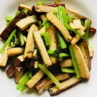 Make Celery fried tea step 5